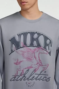 Nike Sportswear Club Graphic Crew Neck Sweatshirt