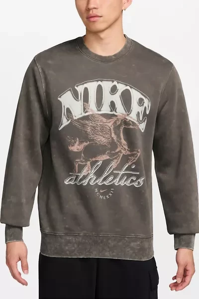 Nike Sportswear Club Graphic Crew Neck Sweatshirt