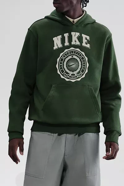 Nike Club Graphic Pullover Hoodie Sweatshirt
