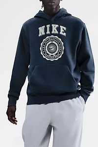 Nike Club Graphic Pullover Hoodie Sweatshirt