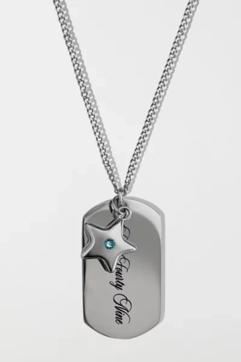 Five Fourty Nine Tag Chain Necklace