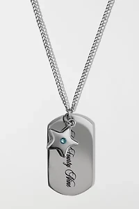 Five Fourty Nine Tag Chain Necklace