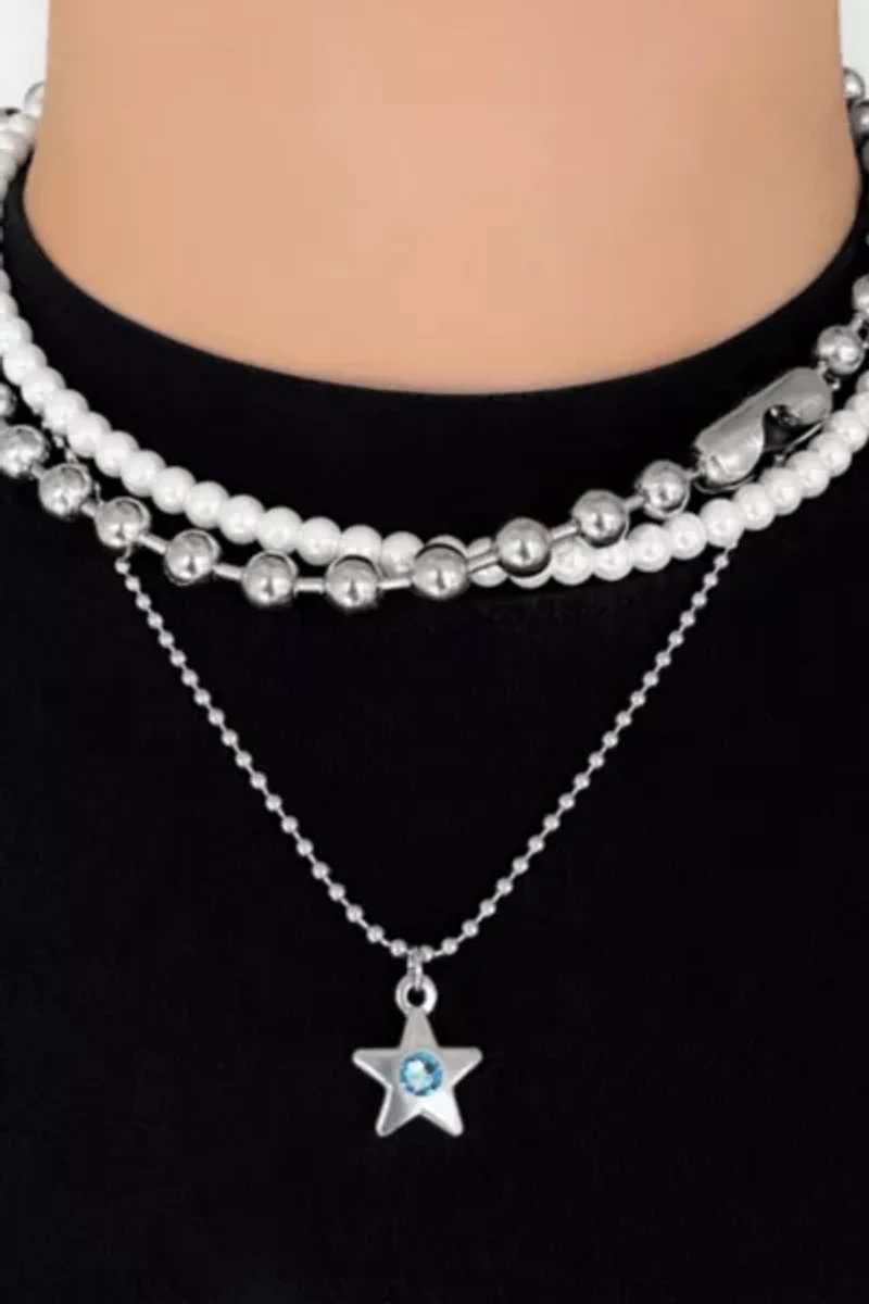 Five Fourty Nine Astro Ball Bead Necklace