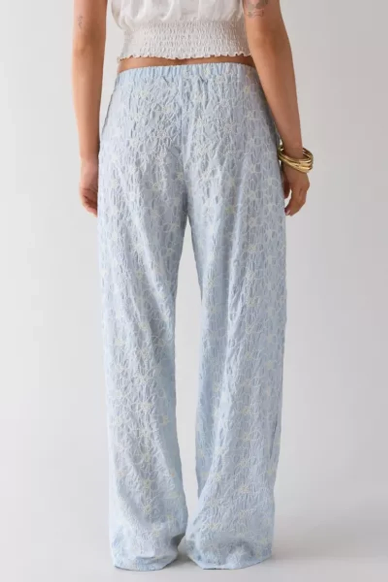 Motel Semur Wide Leg Pull-On Pant
