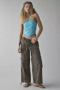 Kimchi Blue Mya Y-Neck Halter Crop Top