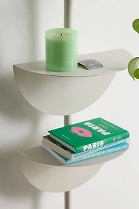 Kiera Adjustable Steel Wall-Mounted Shelf