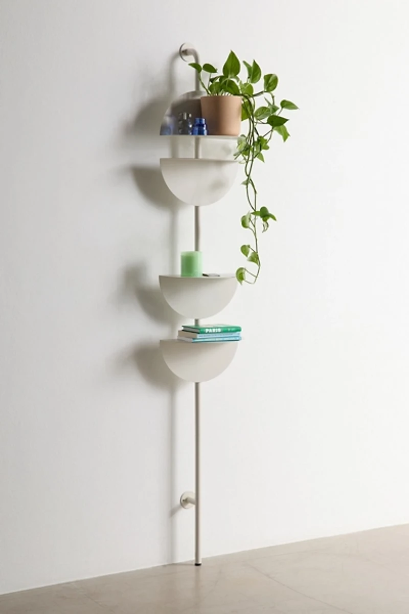 Kiera Adjustable Steel Wall-Mounted Shelf