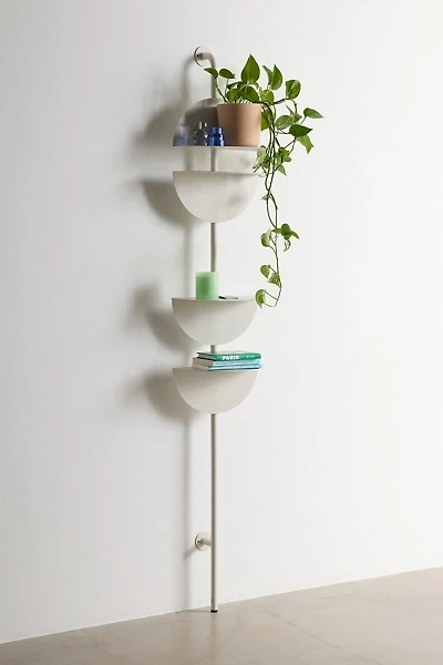 Kiera Adjustable Steel Wall-Mounted Shelf