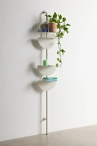 Kiera Adjustable Steel Wall-Mounted Shelf