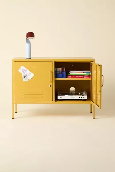Mustard Made The Lowdown Locker Media Console