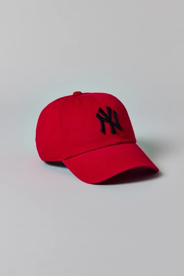 Mitchell & Ness MLB NY Yankees Tonal Logo Dad Hat, MAROON Mitchell & Ness MLB NY Yankees Tonal Logo Dad Hat | Urban  main image 4