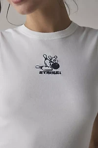 Strike Out Embroidered Graphic Muscle Tank