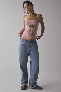 Dreaming Is Free Deer Square-Neck Cami