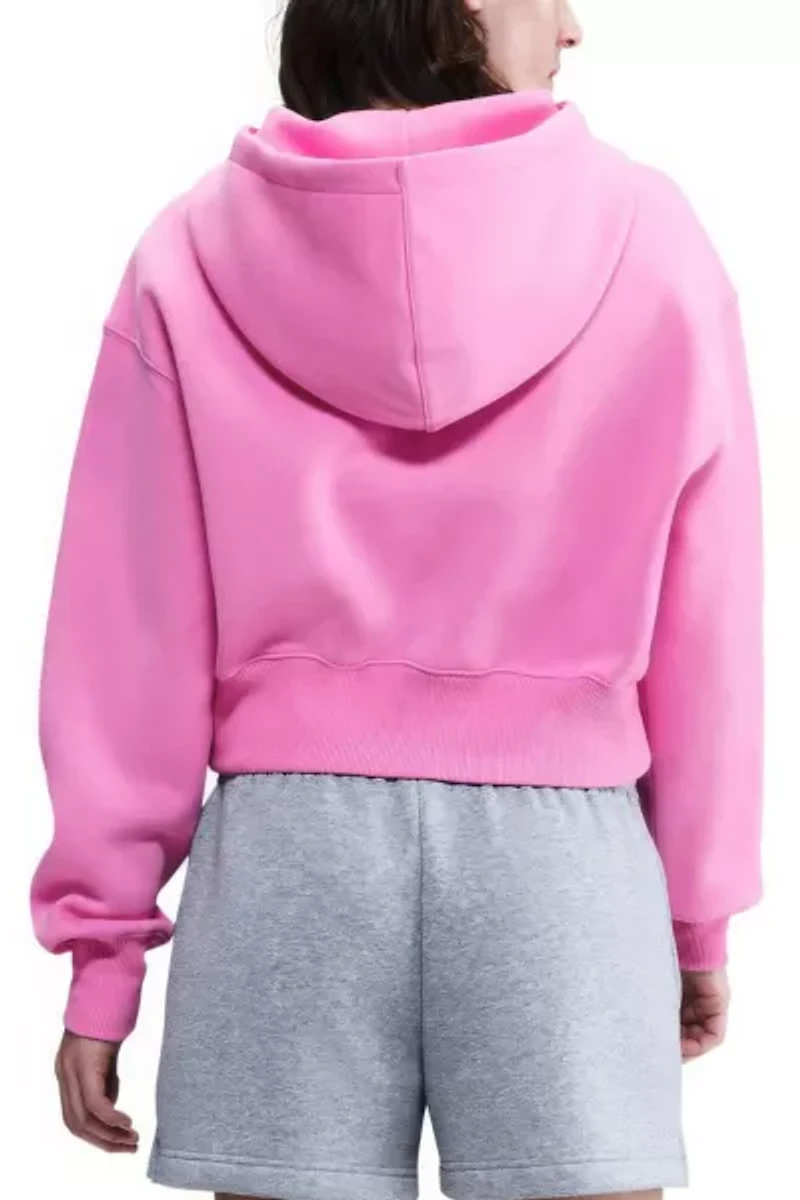 Nike Sportswear Phoenix Fleece Cropped Full-Zip Hoodie Sweatshirt