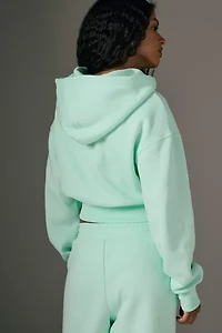 Nike Sportswear Phoenix Fleece Cropped Full-Zip Hoodie Sweatshirt