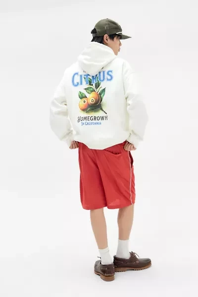 UO Ecru Citrus Hoodie Sweatshirt