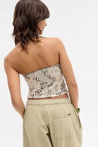Out From Under Je T'aime Zebra Halter Top