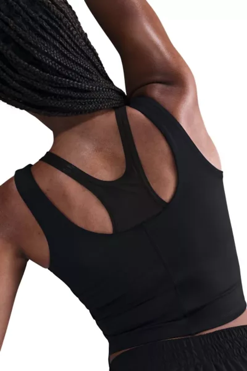 Nike One Fitted Dri-FIT Cropped Layered Tank Top