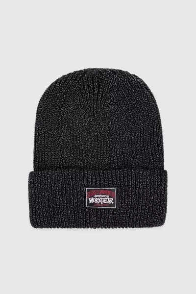 Stussy Cuff Beanie Reflective Yarn