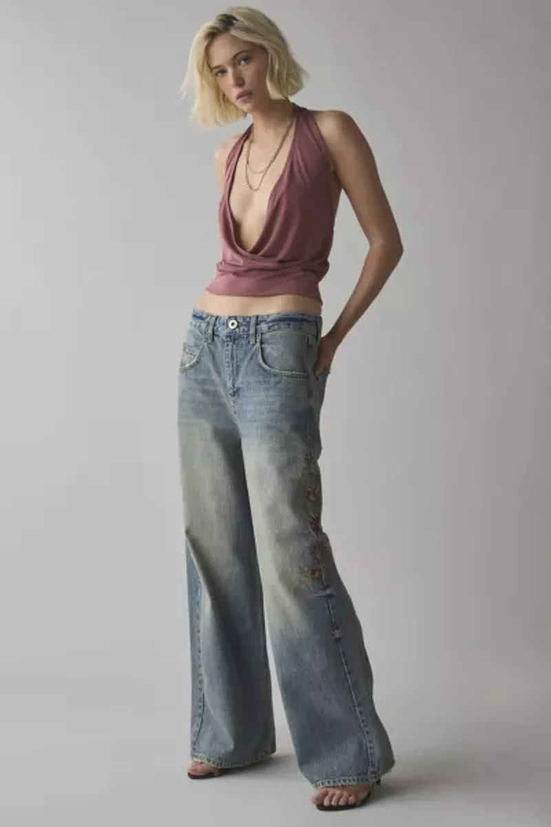 BDG Jaya Embroidered Baggy Boyfriend Jean