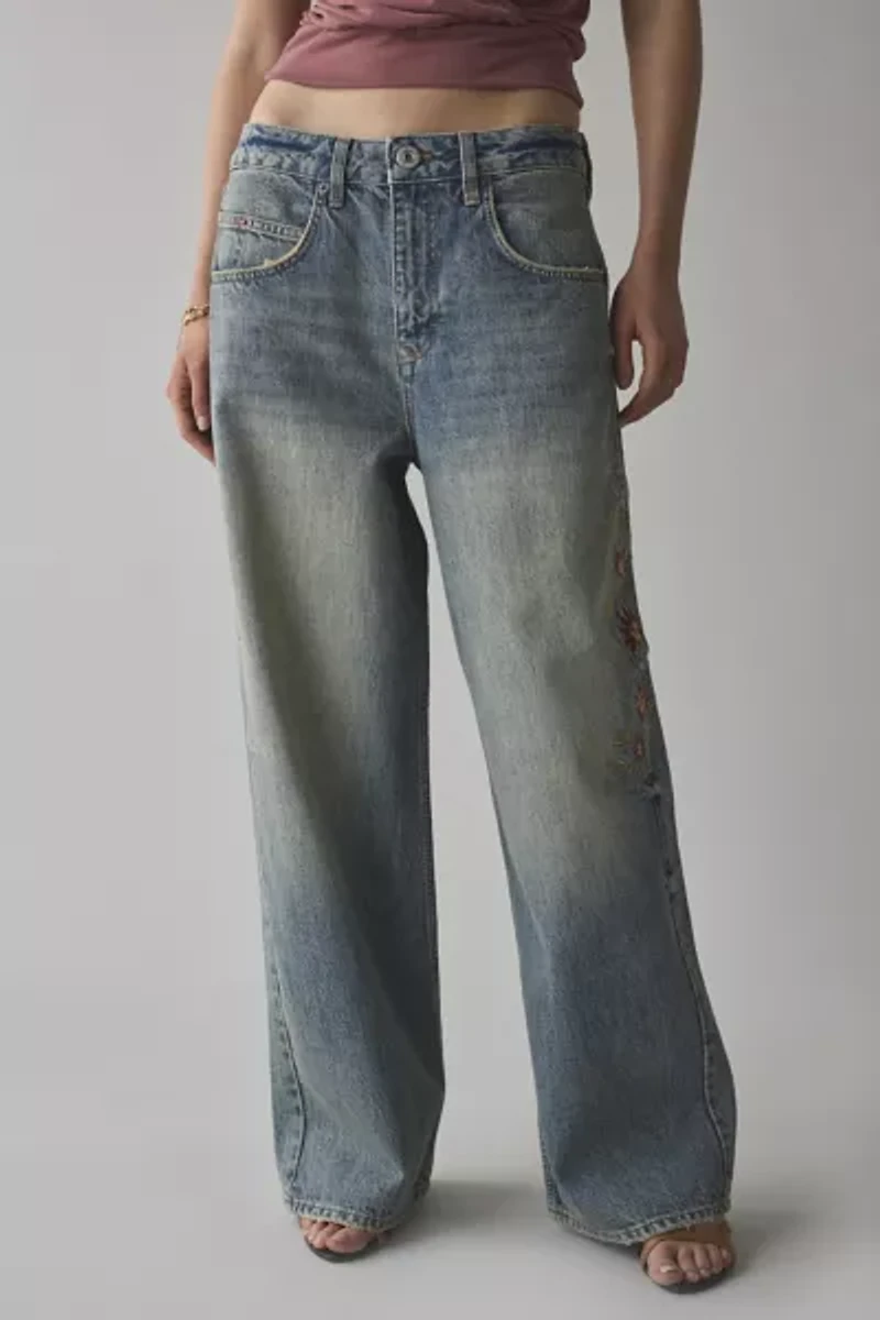 BDG Jaya Embroidered Baggy Boyfriend Jean