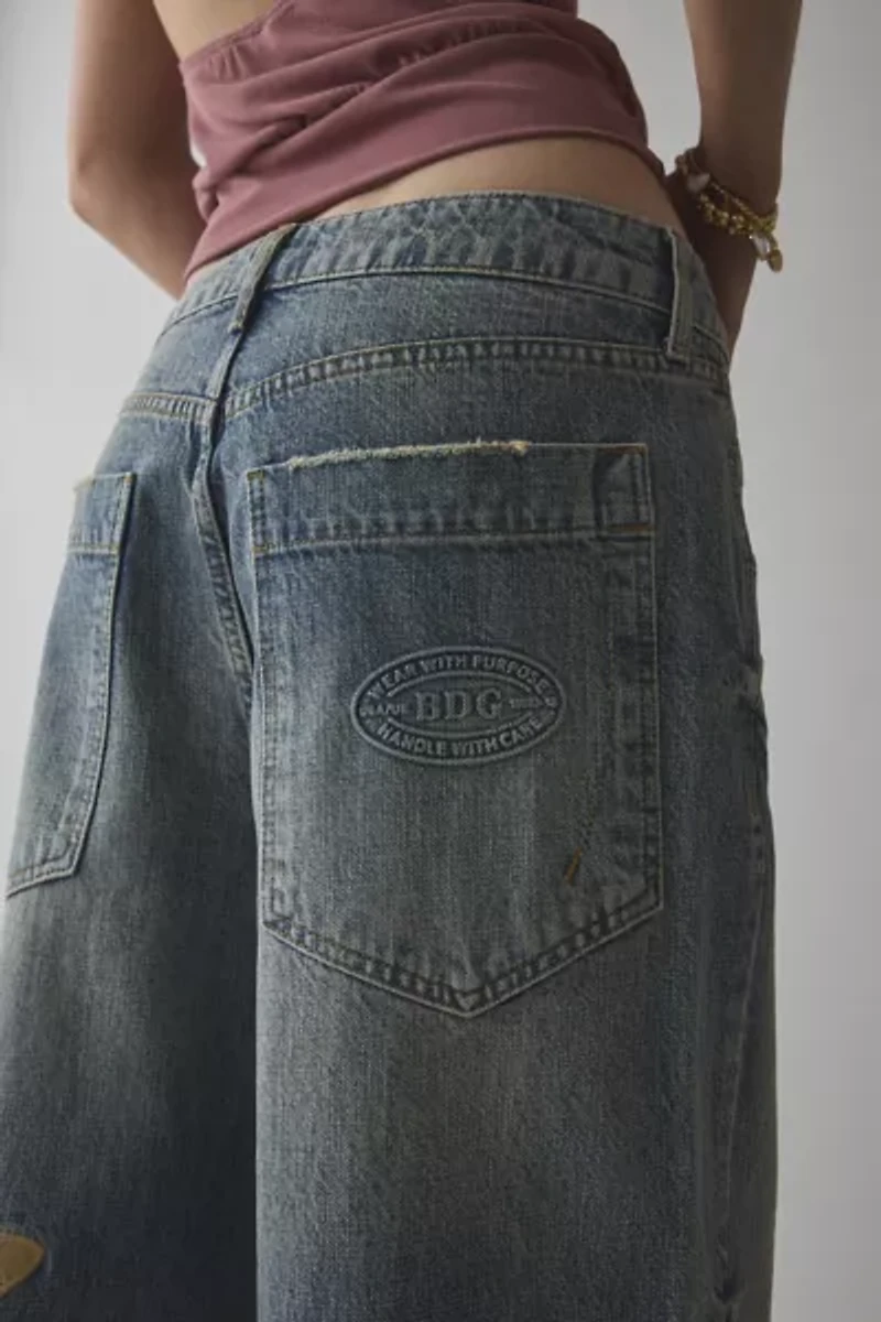 BDG Jaya Embroidered Baggy Boyfriend Jean
