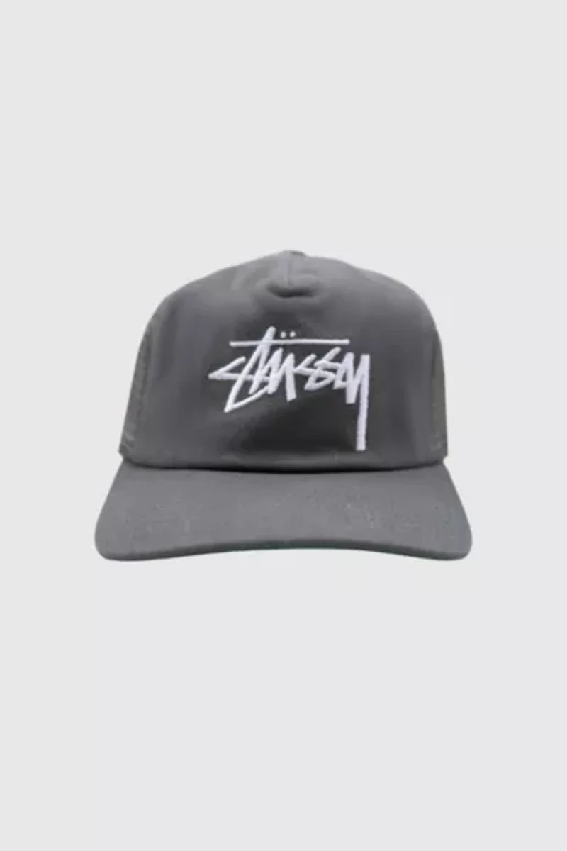 Stussy Mid-Depth Big Stock Mesh Snapback Hat