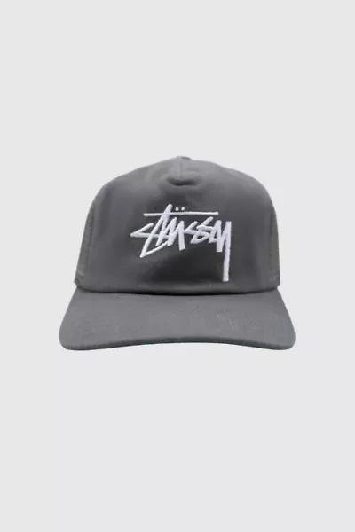 Stussy Mid-Depth Big Stock Mesh Snapback Hat