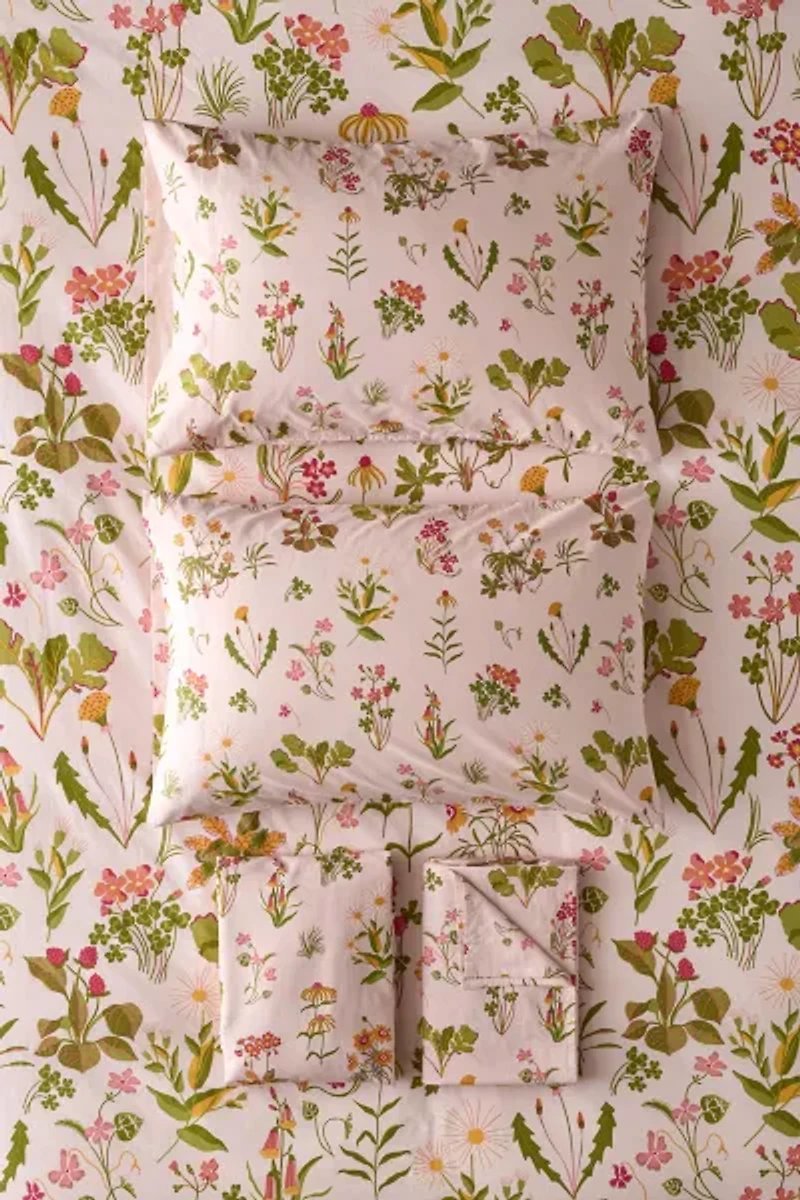Flori Wildflower Patterned Sheet Set