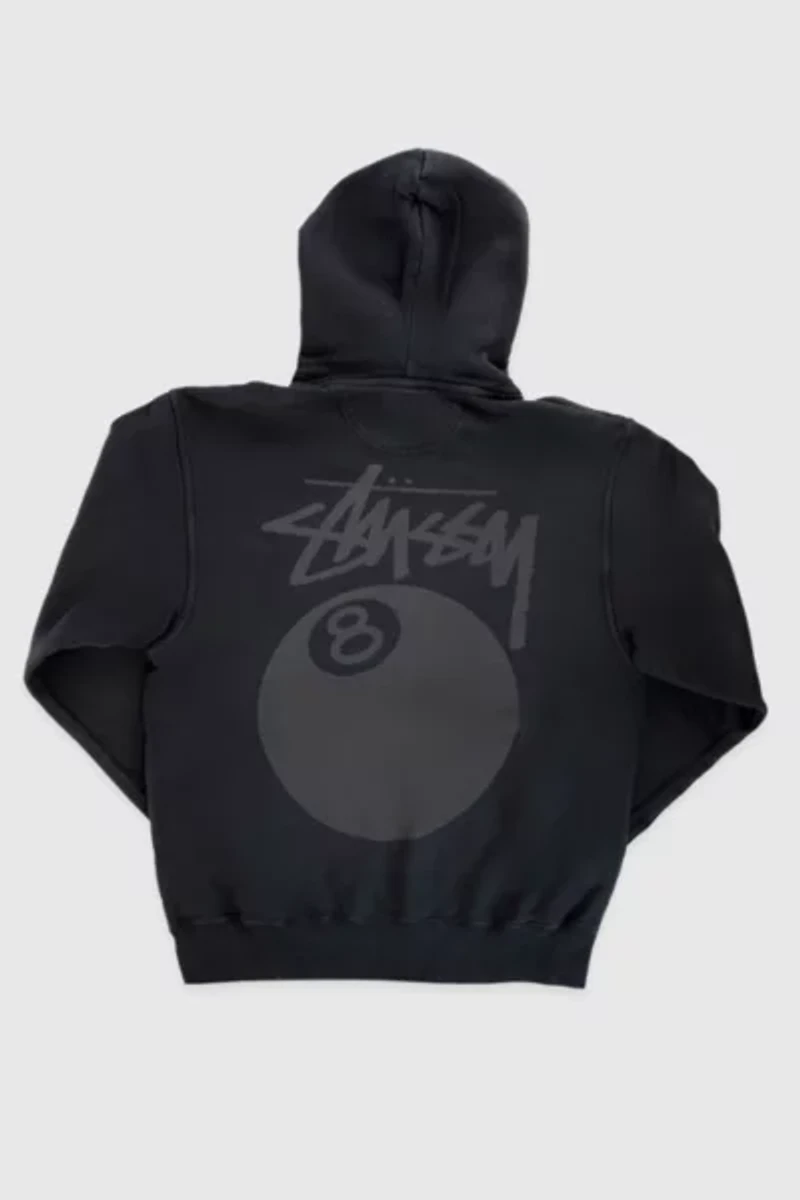 Stussy 8 Ball Pigment Dyed Hoodie Sweatshirt