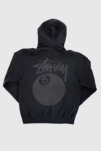 Stussy 8 Ball Pigment Dyed Hoodie Sweatshirt