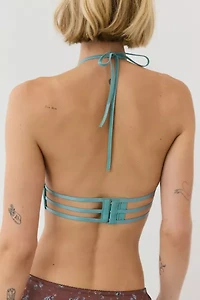 Out From Under Almost Midnight Lace Halter Underwire Bra