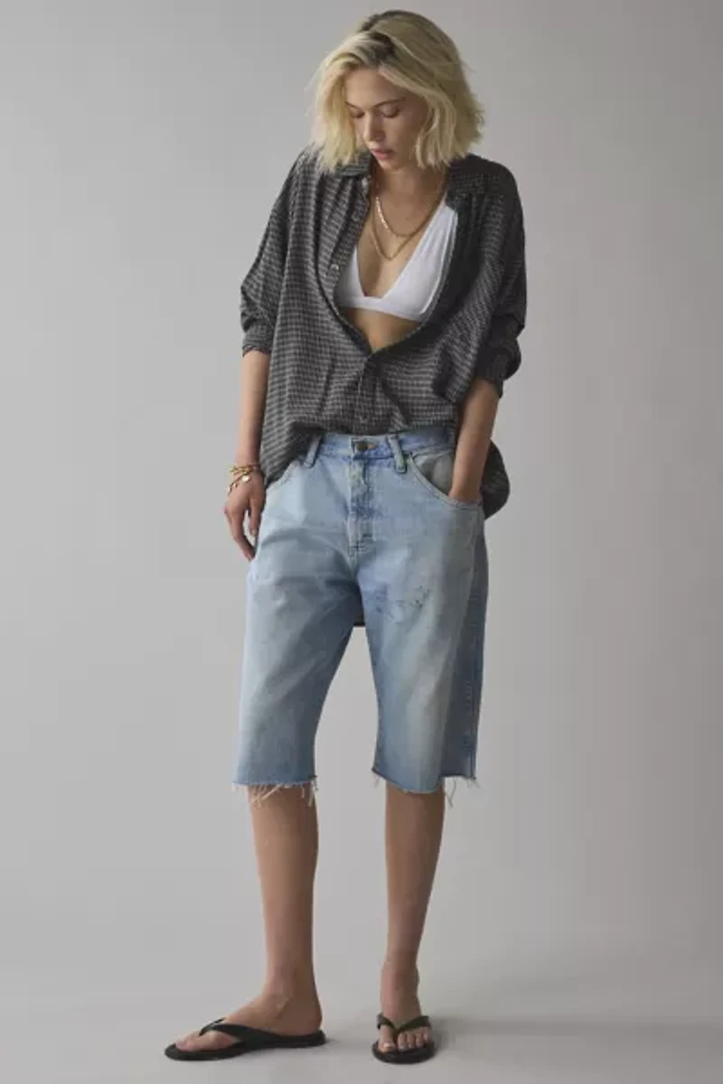 ReMADE By UO Wrangler Slouch Denim Jort