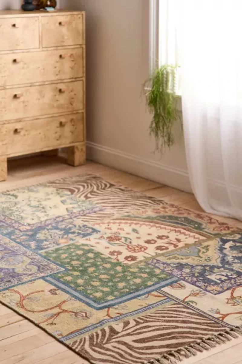 Priscilla Patchwork Printed Rug