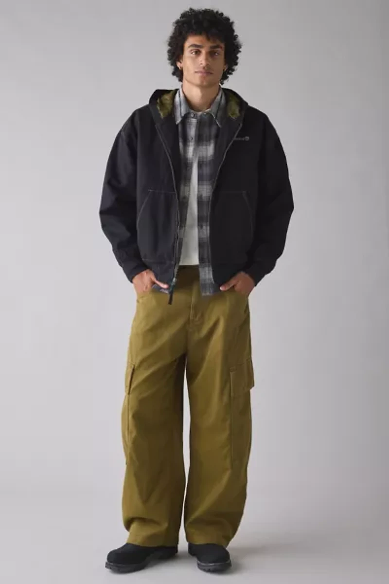 Timberland Washed Duck Canvas Hooded Jacket