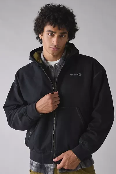 Timberland Washed Duck Canvas Hooded Jacket