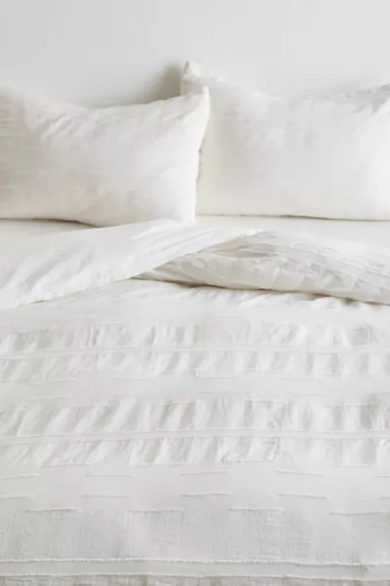 Sophia Raw Edge Duvet Cover Set