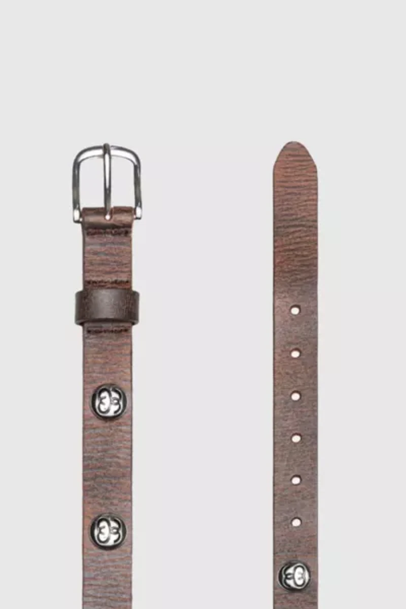 Stussy SS Distressed Link Studded Belt