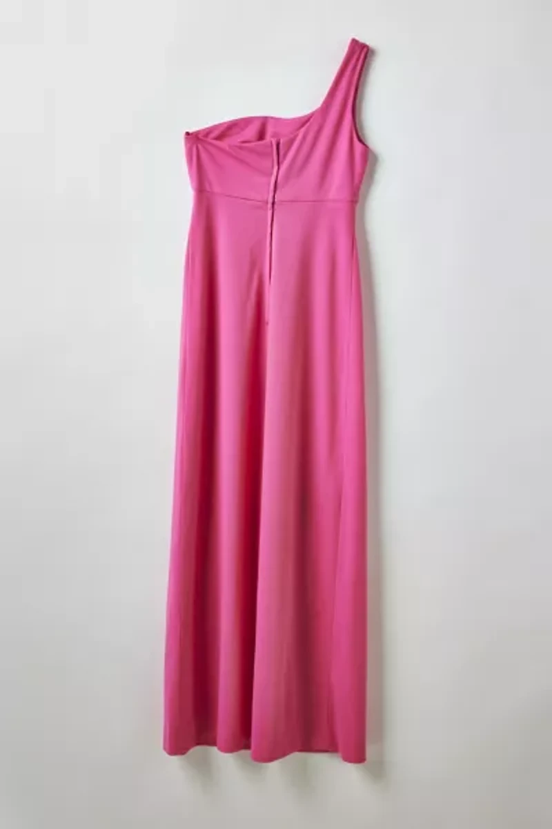 Vintage One-Shoulder Prom Dress