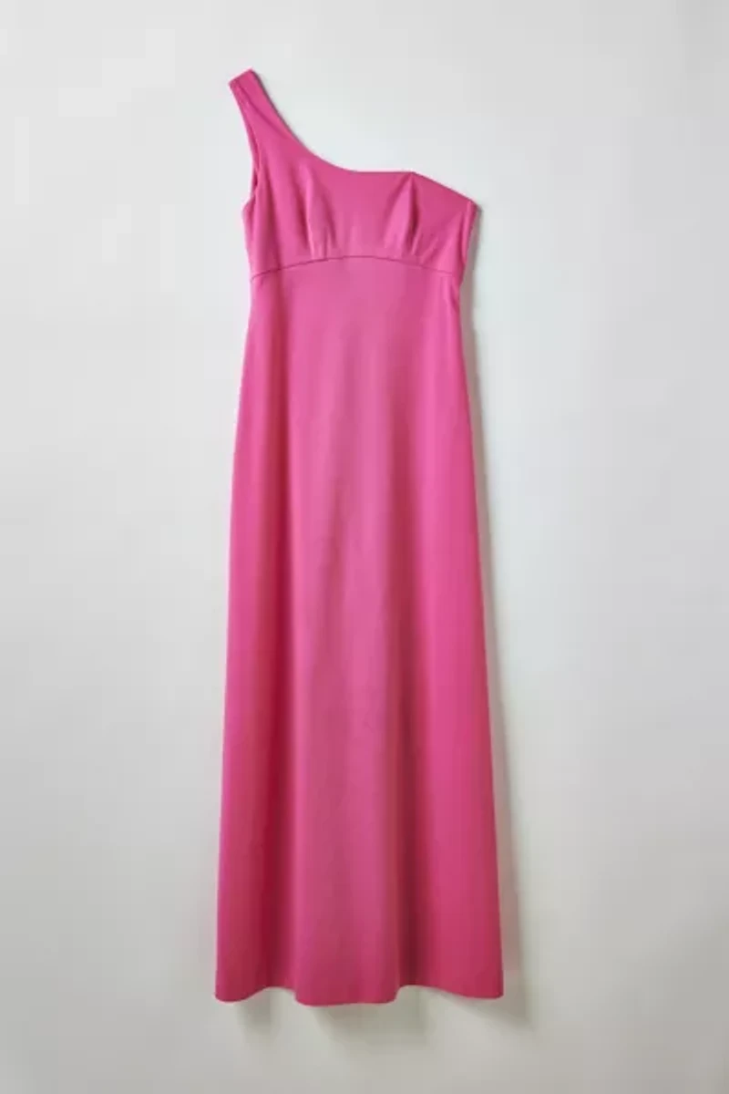 Vintage One-Shoulder Prom Dress