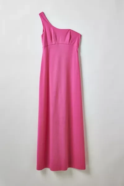 Vintage One-Shoulder Prom Dress