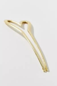 Heart Metal Hair Pin