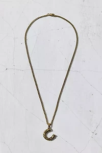 Horseshoe Pendant Stainless Steel Necklace