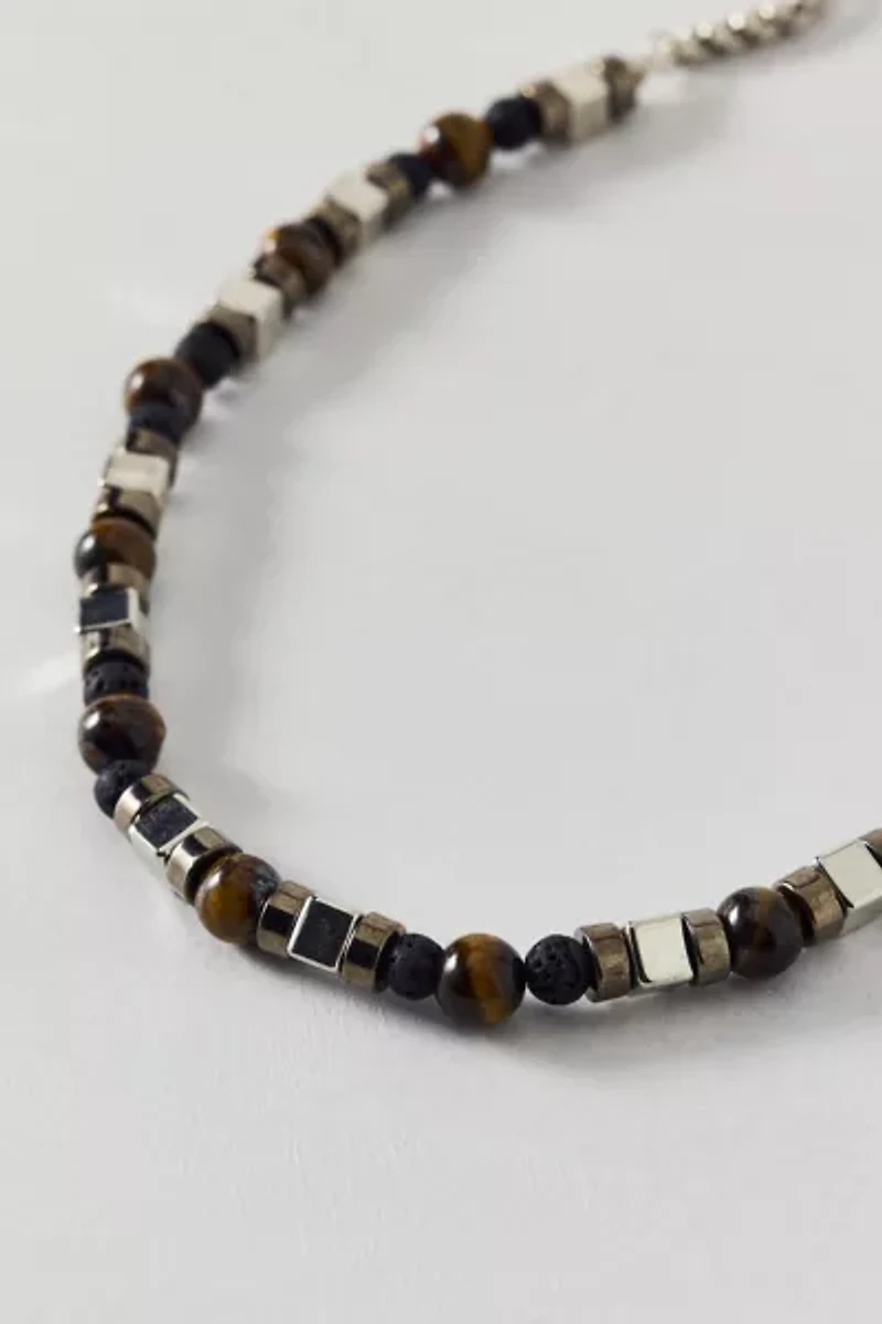 Tigers Eye Beaded Necklace