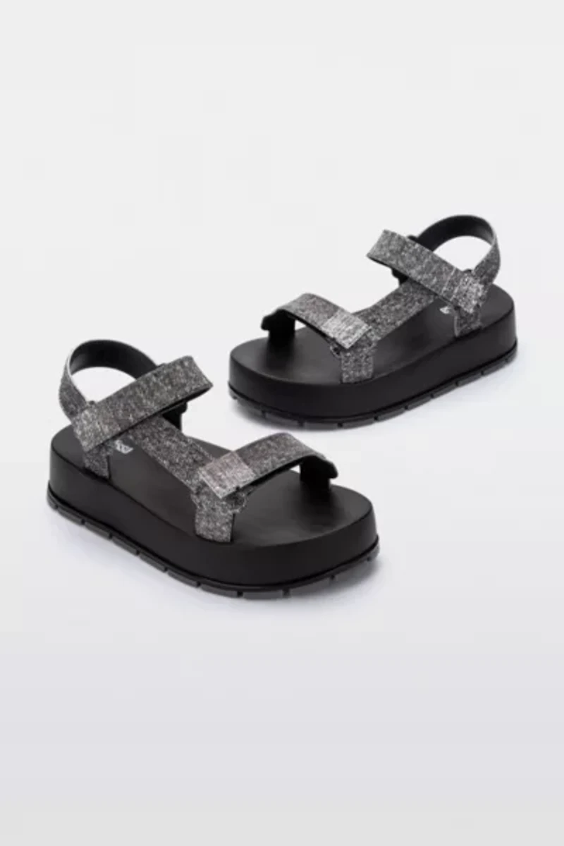 Melissa Denim Platform Strappy Sandal