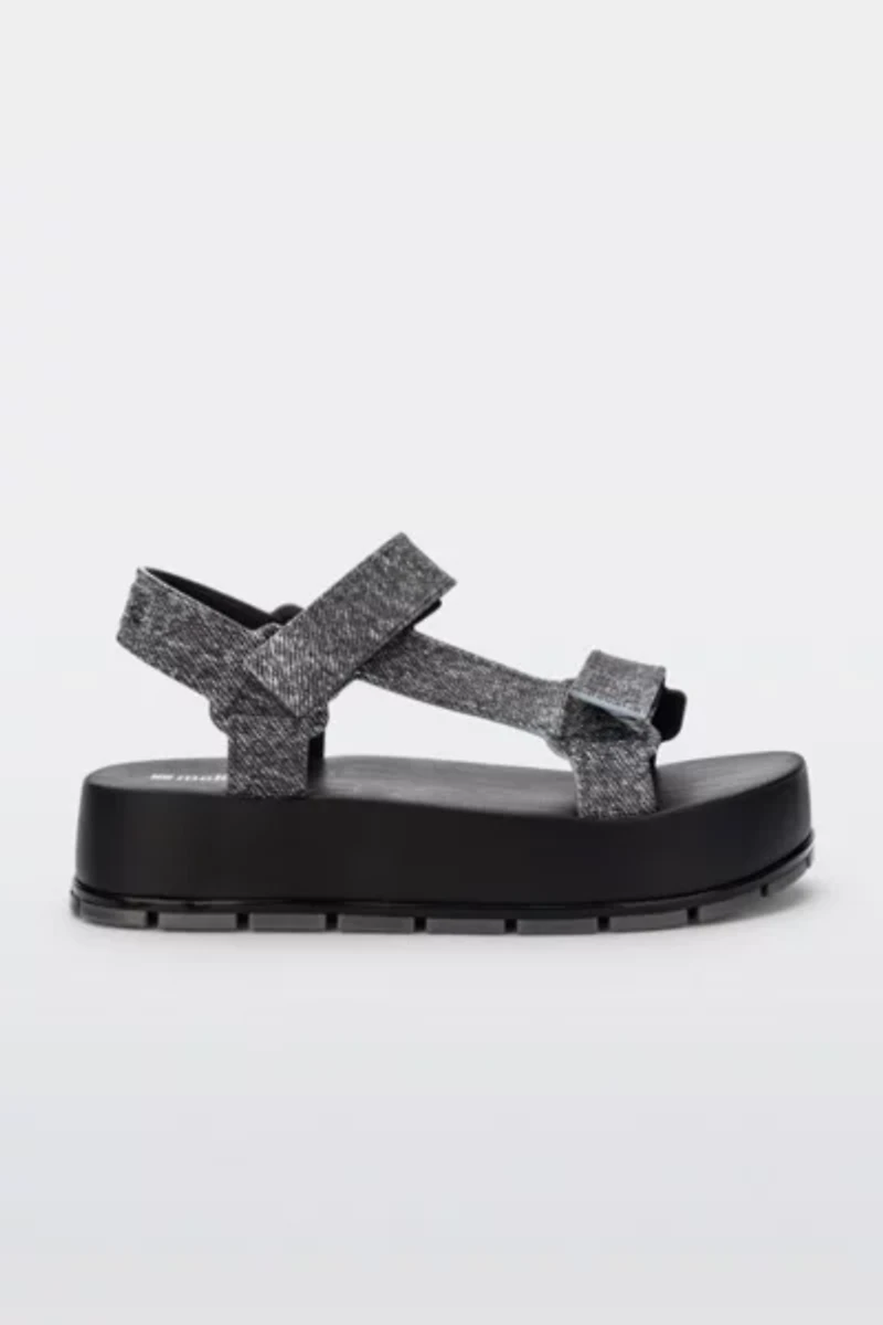 Melissa Denim Platform Strappy Sandal