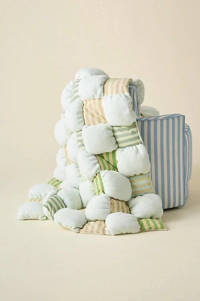 Printed Marshmallow Cloud Fleece Throw Blanket