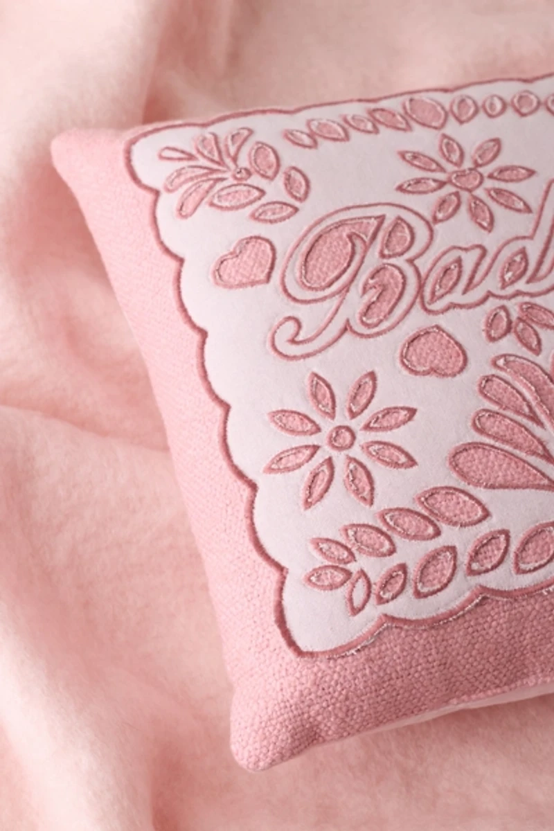 Cheeky Doily Throw Pillow