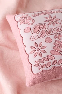 Cheeky Doily Throw Pillow