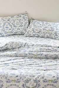 Preppy Toile Patterned Core Sheet Set